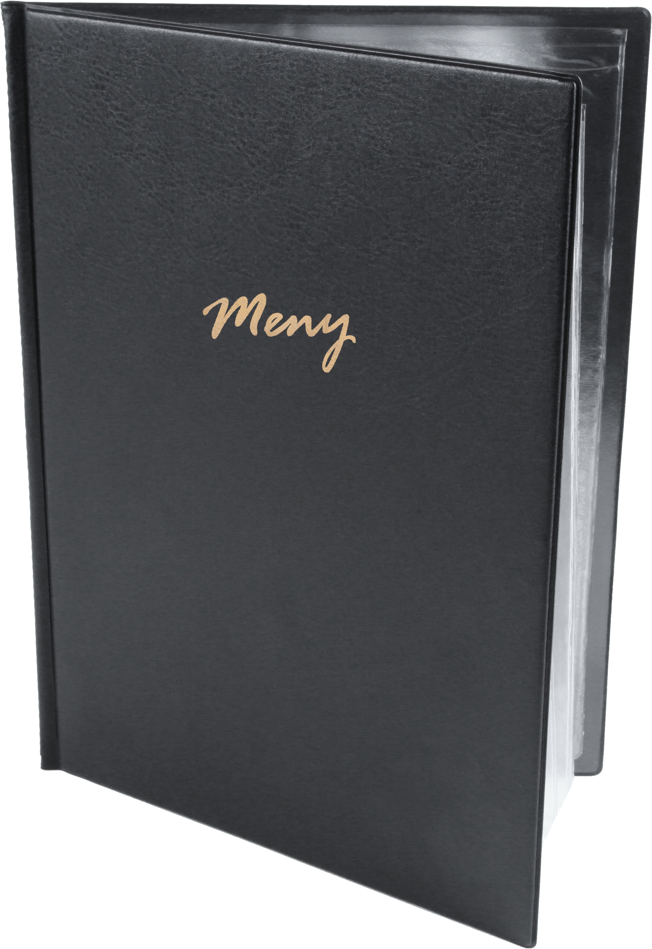 Menu folder A4, black
